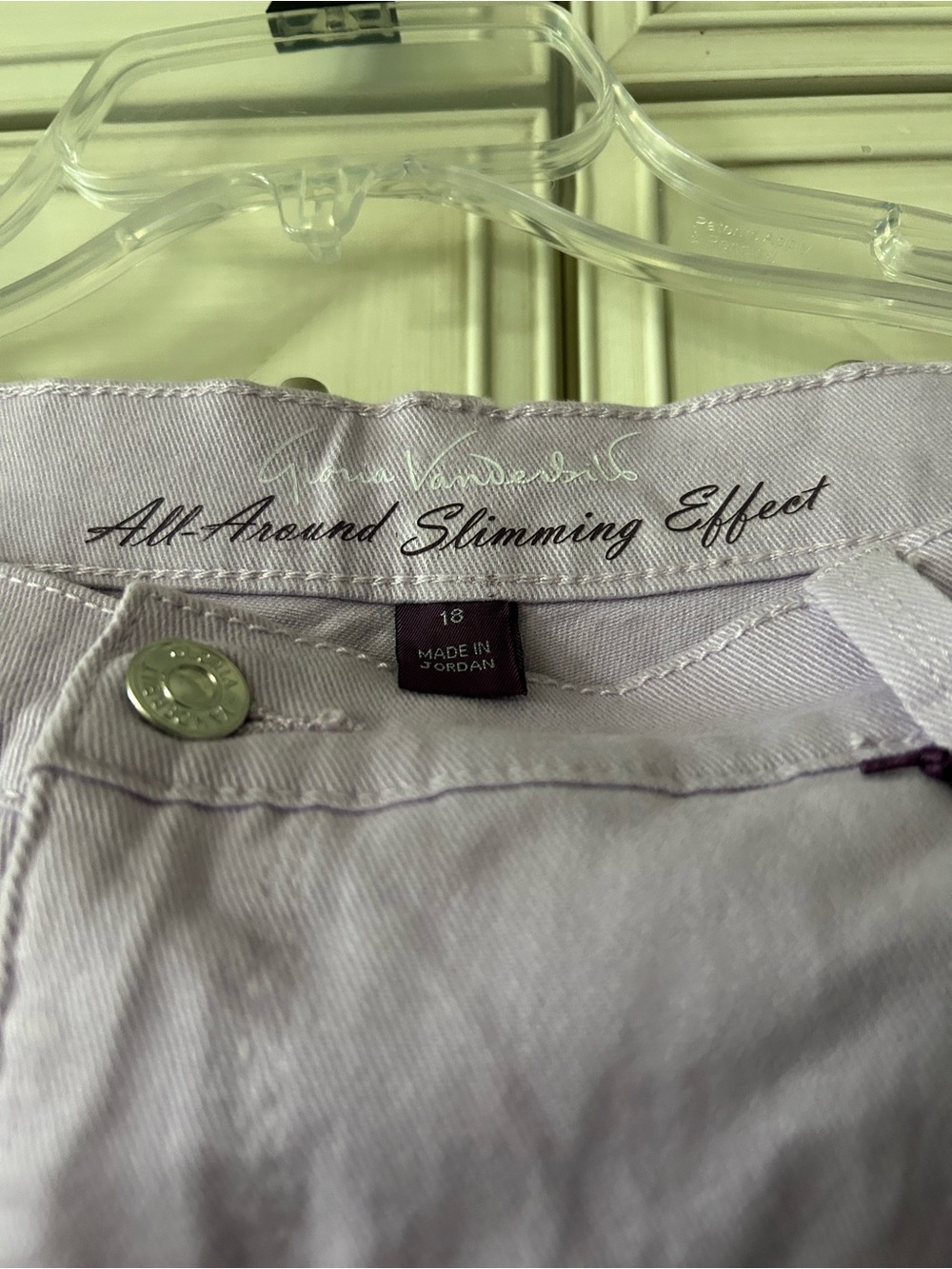 Gloria Vanderbilt Amanda Lavender Bermuda Shorts - Picture 5 of 9
